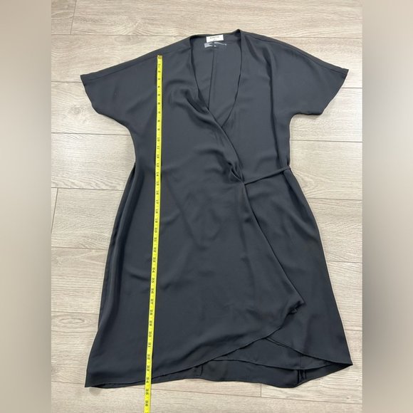 Aritzia Babaton Black Wallace Wrap Dress - Picture 9 of 10